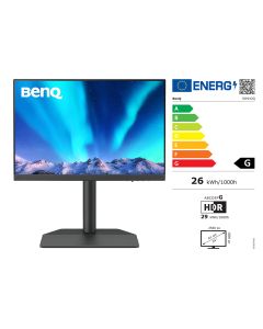 BenQ SW242Q 61 cm (24,1") zwart 2K AdobeRGB 90W