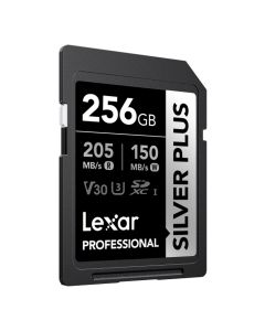 Lexar Silver Plus SDXC UHS-I 256GB U3 V30 R205/W150MB/s