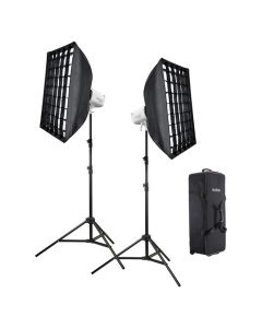 Godox Litemons LA300Bi K2 white bicolor LED lamp + accessoires