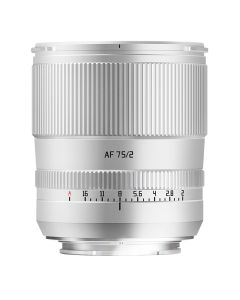 TTARTISAN AF 75mm /f2.0 Sony FE FF zilver