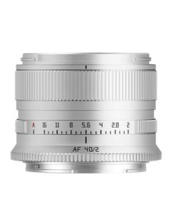 TTARTISAN AF 40mm f/2.0 Sony E-Mount zilver