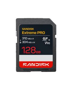 SanDisk 128 GB SDXC Extreme PRO R310MB/s W304MB/s, UHS-II V90
