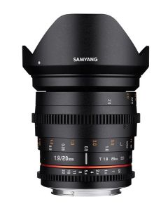 Samyang 20mm T1.9 VDSLR ED AS UMC Canon