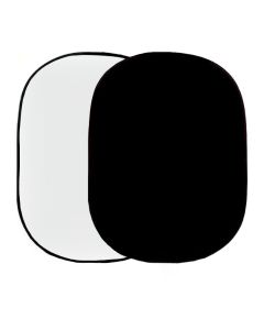 Falcon Eyes Background Board R-1482WB Wit/Zwart 148x200 cm