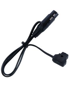 Rolux 4-pins XLR Female plug met Male D-Tap RL-C3