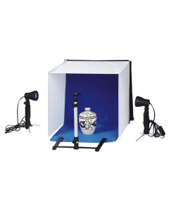 Linkstar Opnamebox Set PBK-50 50x50 Opvouwbaar + 2x50W Lampen