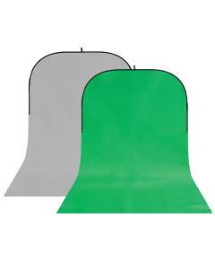 StudioKing Background Board BBT-03-10 Grijs/Groen 400x150 cm