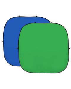 StudioKing Background Board Groen/Blauw 240x240 cm