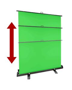 StudioKing Roll-Up Green Screen FB-150200FG 150x200 cm Chroma Groen