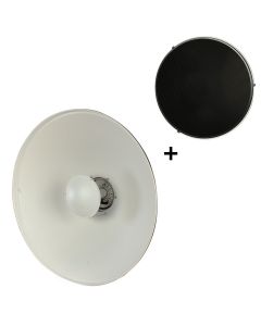 StudioKing Beauty Dish Wit SK-BD550W 55 cm voor Falcon Eyes