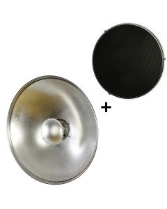 StudioKing Beauty Dish Zilver SK-BD700 70 cm met Honingraat