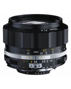 Voigtländer Nokton 58mm f/1.4 zwart SLII-S Nikon Ai-S (CPU)