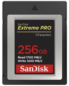 SanDisk Extreme PRO CFexpress Card 256GB Type B, 1700/1200 MB/s