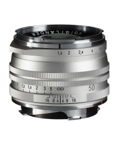 Voigtländer Nokton 50mm f/1.2 II M.C. zilver