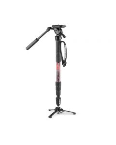 Manfrotto Element MIIA4 LIVE aluminium monopod video met balhoofd