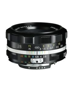 Voigtländer Color Skopar 28mm f/2.8 SLII-S Nikon Ai-S zwart