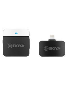 Boya 2.4 GHz Dasspeld Microfoon Draadloos BY-M1LV-D voor iOS