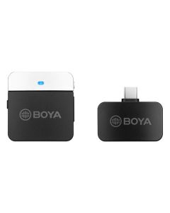 Boya 2.4 GHz Dasspeld Microfoon Draadloos BY-M1LV-U voor USB-C