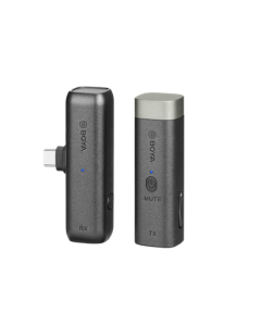 Boya 2.4 GHz Dasspeld Microfoon Draadloos BY-WM3U voor USB-C