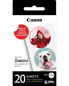 Canon ZP-2030 circle sticker