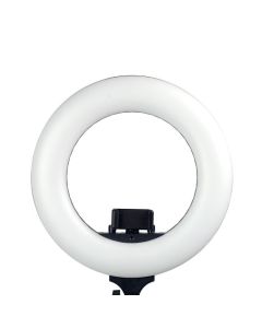 Caruba ringlamp LED vloggerset 12 inch zwart
