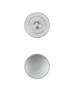 Caruba softrelease button zilver