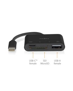 Nedis usb hub 1x usb-c 2x usb a