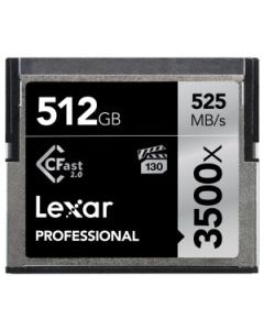 Lexar CFast 2.0 Professional 3500x 512GB