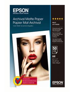 Epson Archival Mat Paper A 4, 50 vel, 192gram