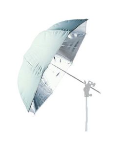 Falcon Eyes Jumbo Flitsparaplu UR-T86S Zilver/Wit 216 cm