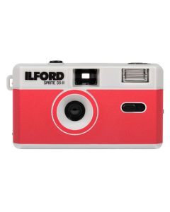 Ilford Sprite 35 II camera rood/zilver