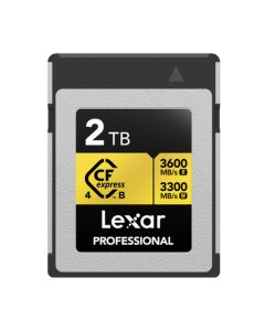 Lexar CFexpress PRO Type B GOLD 4.0 series 2TB - R3600/W3300MB/s