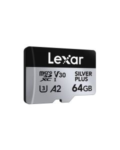 Lexar Micro SDXC Silver plus 64gb V30