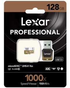 Lexar microSDHC High Speed  128GB UHS II 1000x