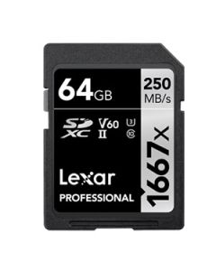 Lexar SDXC 64gb 1667x UHS II
