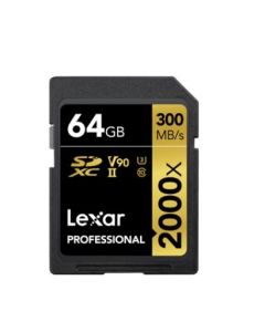 Lexar SDHC 64gb 2000x UHS II
