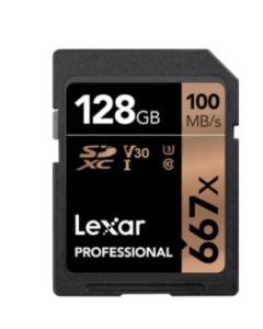 Lexar SDXC 128gb 667x UHS I