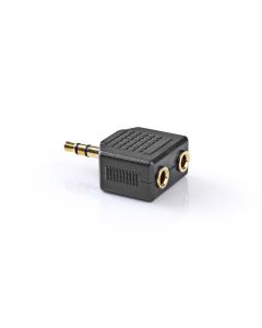 Nedis Stereo Audioadapter | 3,5 mm male - 2x 3,5