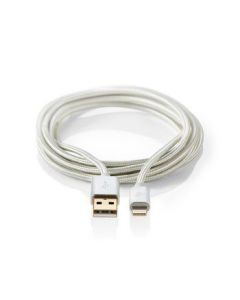 Nedis Apple lightning kabel 2 mtr