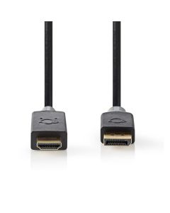 Nedis Displayportkabel - male HDMI 37100at10