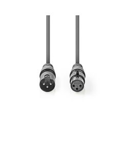 Nedis XLR 3 pins male coth15010gy30