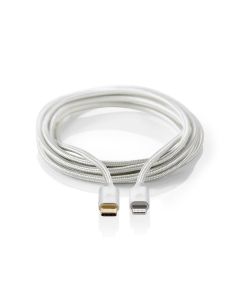 Nedis Apple lightning - usb-C 2 mtr