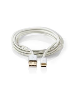 Nedis usb-c naar usb-a kabel 2 mtr