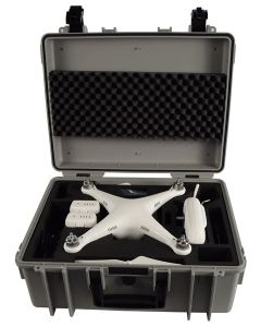 B&W Outdoor.cases Copter.case grijs wheels / hardfoam DJI Phantom 2