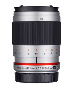 Samyang 300mm F6.3 spiegel UMC CS Sony E-mount zilver
