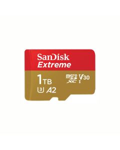 SanDisk Extreme 1 TB microSDXC 190 MB/s UHS-I, C10, U3, V30, A2 + SD Adapter