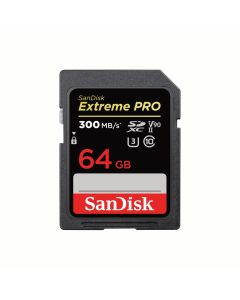 SanDisk 64 GB SDXC ExtremePro 300MB/s V90 UHS-II