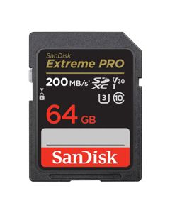 Sandisk SDHC 64GB Extreme Pro 200MB P/S UHS-3