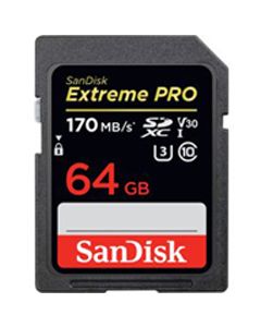 Sandisk SDHC 64GB Extreme  Pro 170MB P/S UHS-1
