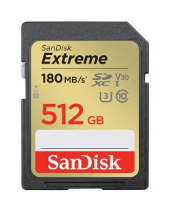 Sandisk SDXC 512gb extreme pro 180MB/S